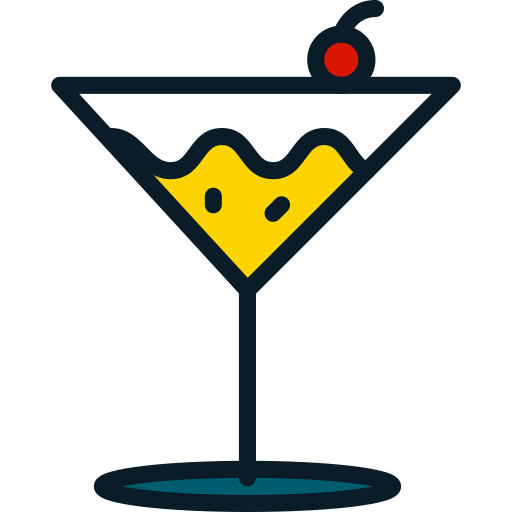 Martini Generic Outline Color icon