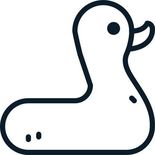 pato de goma Generic Detailed Outline icono