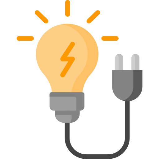 electricidad Special Flat icono