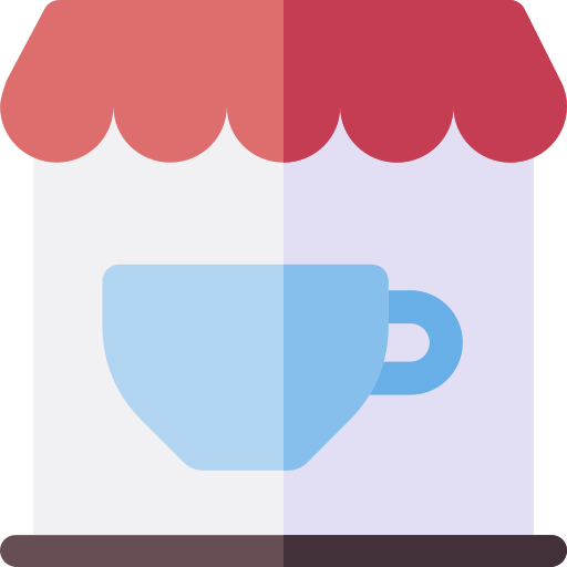 coffeeshop Basic Rounded Flat icoon