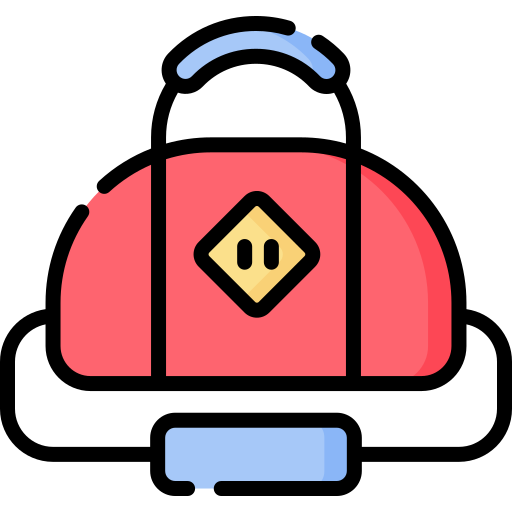 짐 가방 Special Lineal color icon