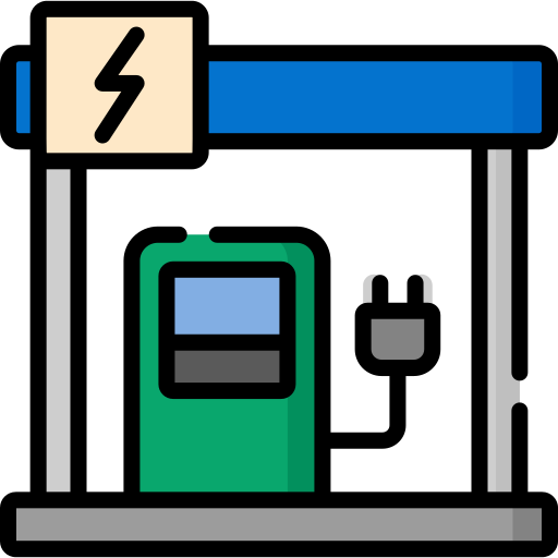 Зарядная станция Special Lineal color иконка