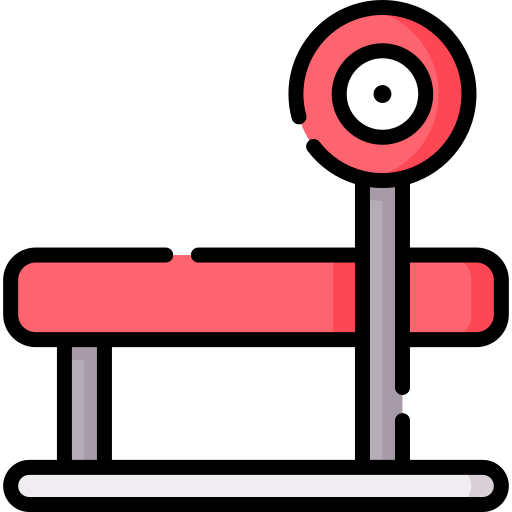 Bench press Special Lineal color icon