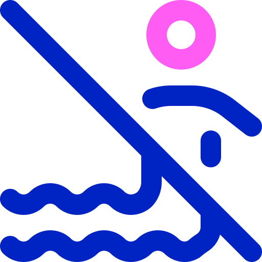 一人で泳がないでください Super Basic Orbit Color icon