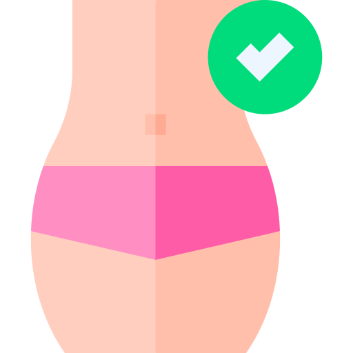 Slim body Basic Straight Flat icon