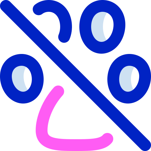 애완 동물 금지 Super Basic Orbit Color icon