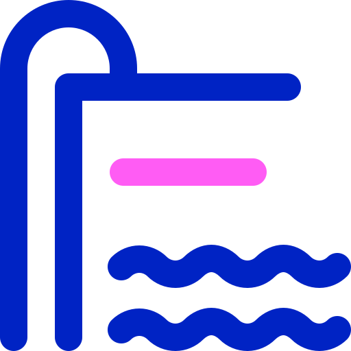 Diving platform Super Basic Orbit Color icon