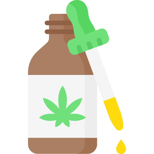 olio di cannabis Special Flat icona