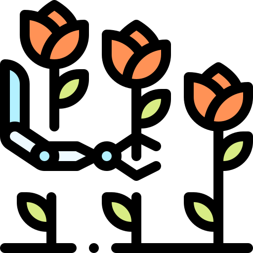 꽃들 Detailed Rounded Lineal color icon
