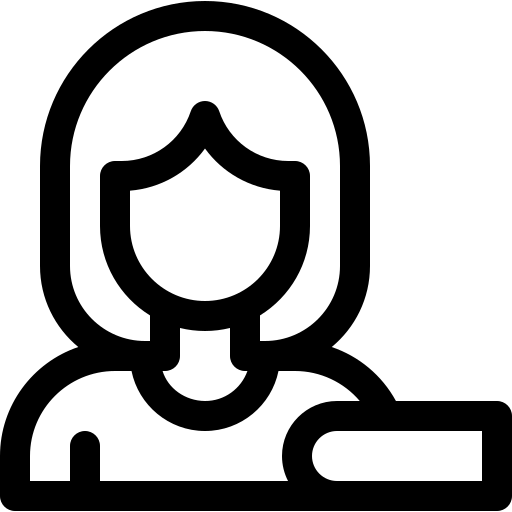 Étudiant Basic Rounded Lineal Icône