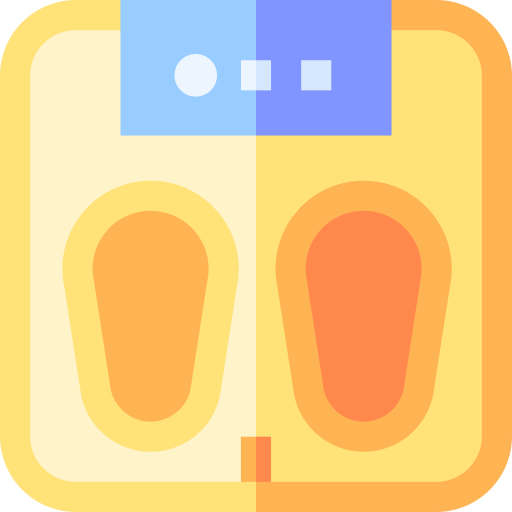 Weight scale Basic Straight Flat icon