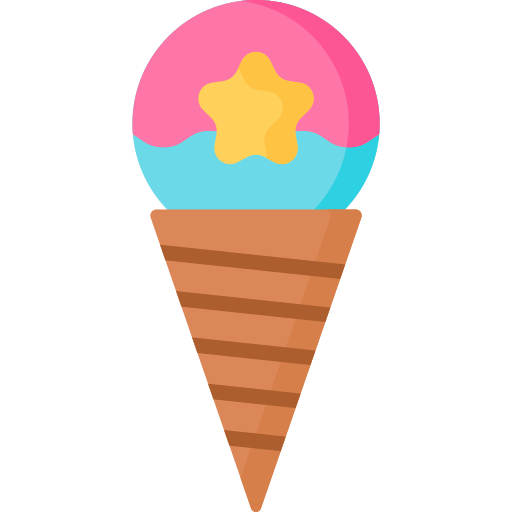 Ice cream cone Special Flat icon