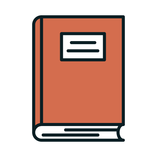 ブックカバー Generic Outline Color icon