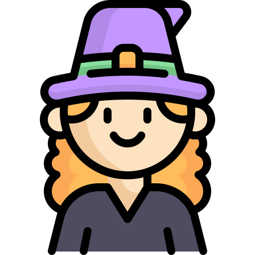 Witch Generic Outline Color icon