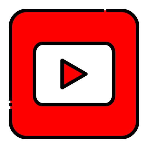 youtube Generic Outline Color иконка