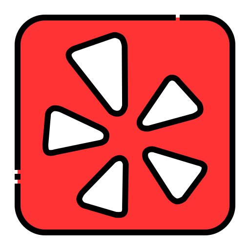 yelp Generic Outline Color icoon