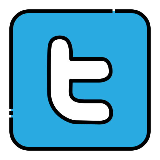 Twitter Generic Outline Color icon