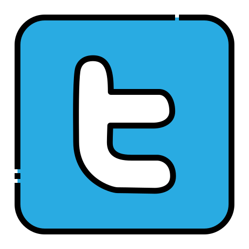 twitter Generic Outline Color icon