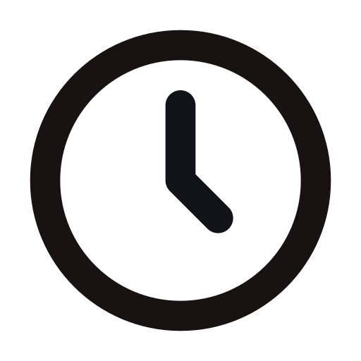 Clock Generic Basic Outline icon