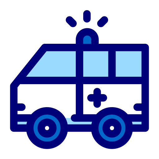 ambulância Generic Blue Ícone