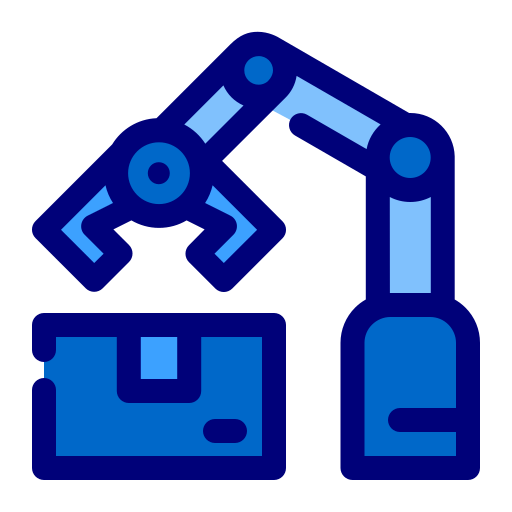 bras robotique Generic Blue Icône