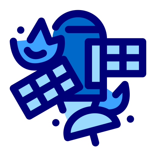 satelita Generic Blue ikona