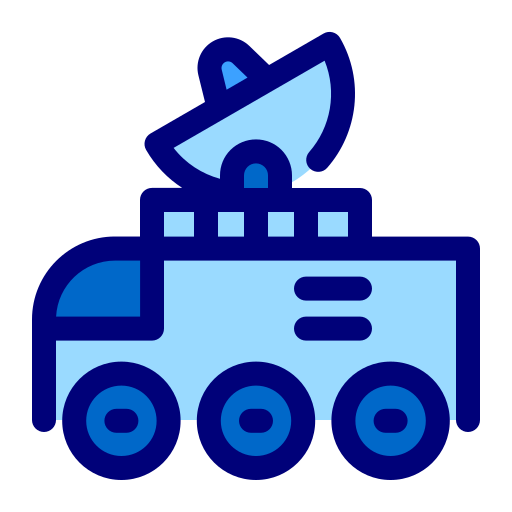 coche espacial Generic Blue icono