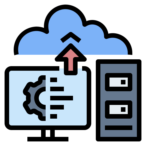 Computer server Generic Outline Color icon