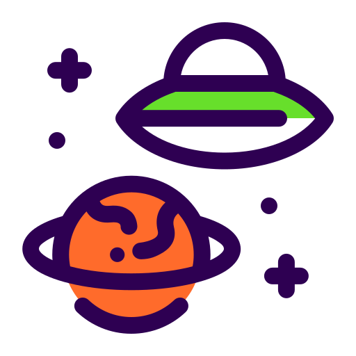 Ufo Generic Outline Color icon