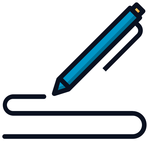 schrijven Generic Outline Color icoon