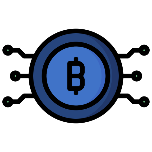 Cryptocurrency Generic Outline Color icon