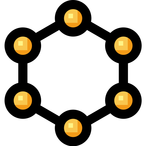 molekül Generic Outline Color icon