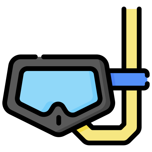 Diving glasses Generic Outline Color icon