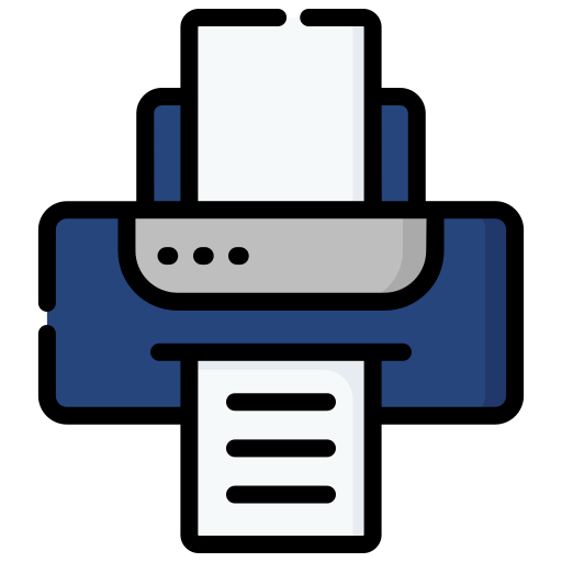 Printer Generic Outline Color icon