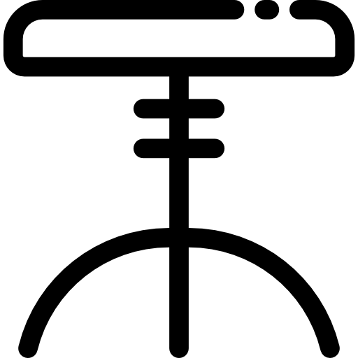 drewniane krzesło Detailed Rounded Lineal ikona
