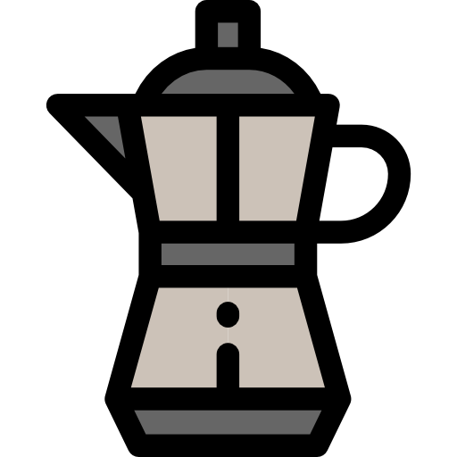 cafés Detailed Rounded Lineal color icono