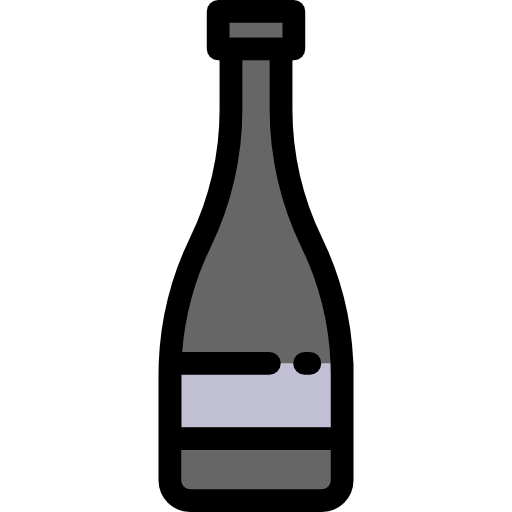 Alcoholic Detailed Rounded Lineal color icon