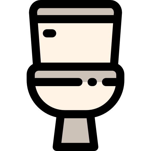 Restroom Detailed Rounded Lineal color icon
