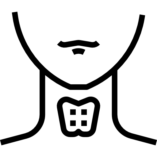 tiroides Becris Lineal icono