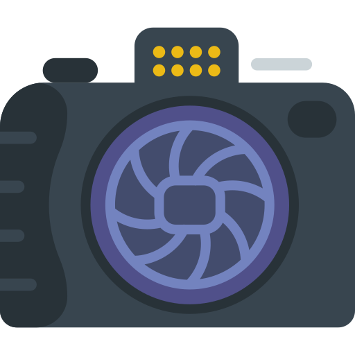 Photo camera Basic Miscellany Flat icon
