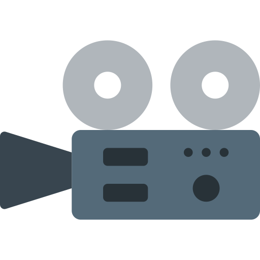 Video camera Basic Miscellany Flat icon