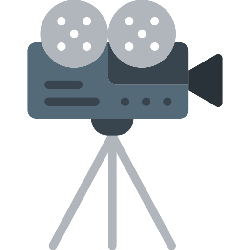 caméra vidéo Basic Miscellany Flat Icône