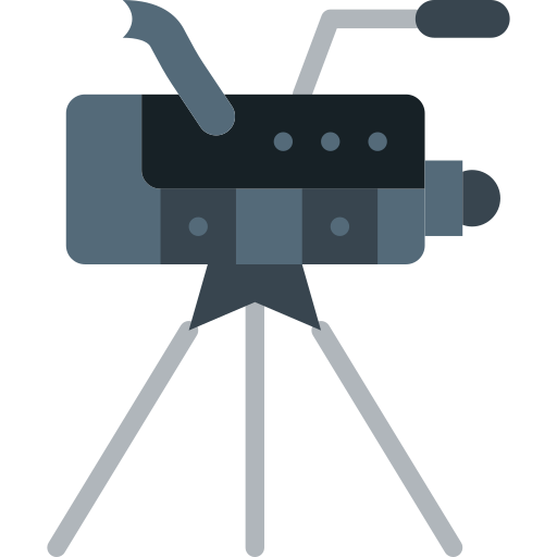 videokamera Basic Miscellany Flat icon