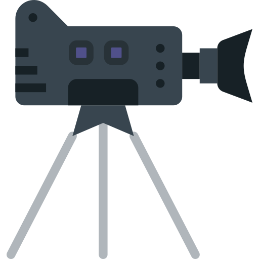 Video camera Basic Miscellany Flat icon