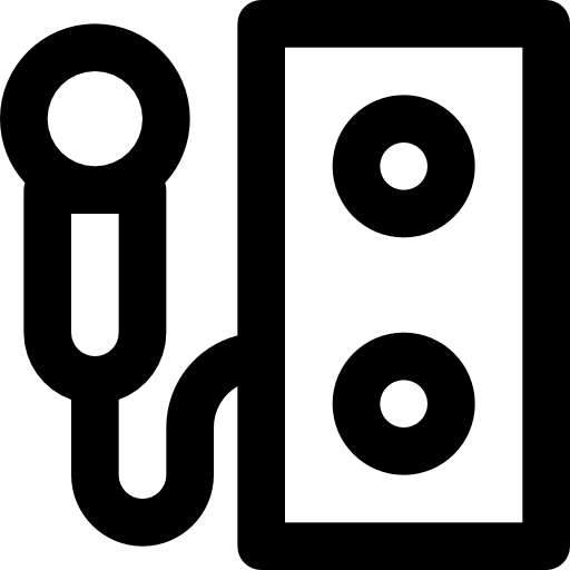 Speaker Basic Black Outline icon