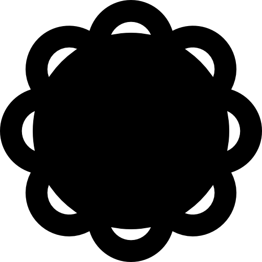 tamburyn Basic Black Solid ikona