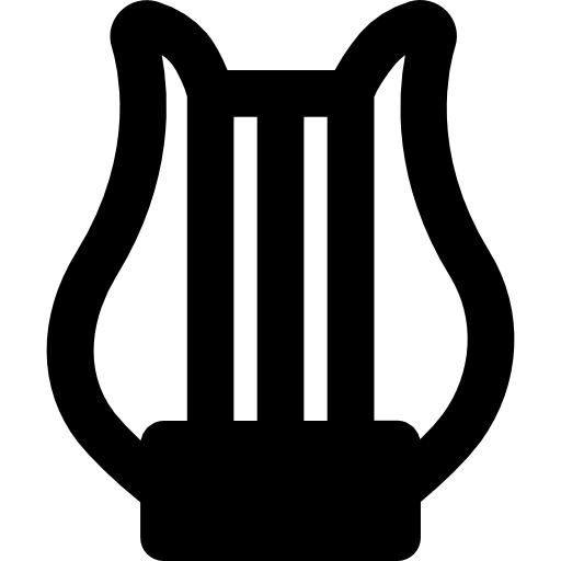 harfa Basic Black Solid ikona