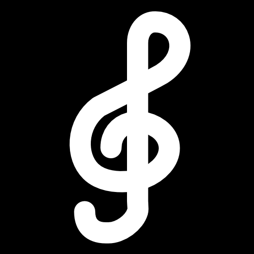 musik note Basic Black Solid icon