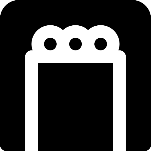 Trolley Basic Black Solid icon