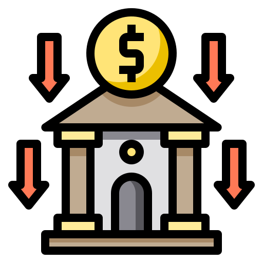 bank Phatplus Lineal Color ikona